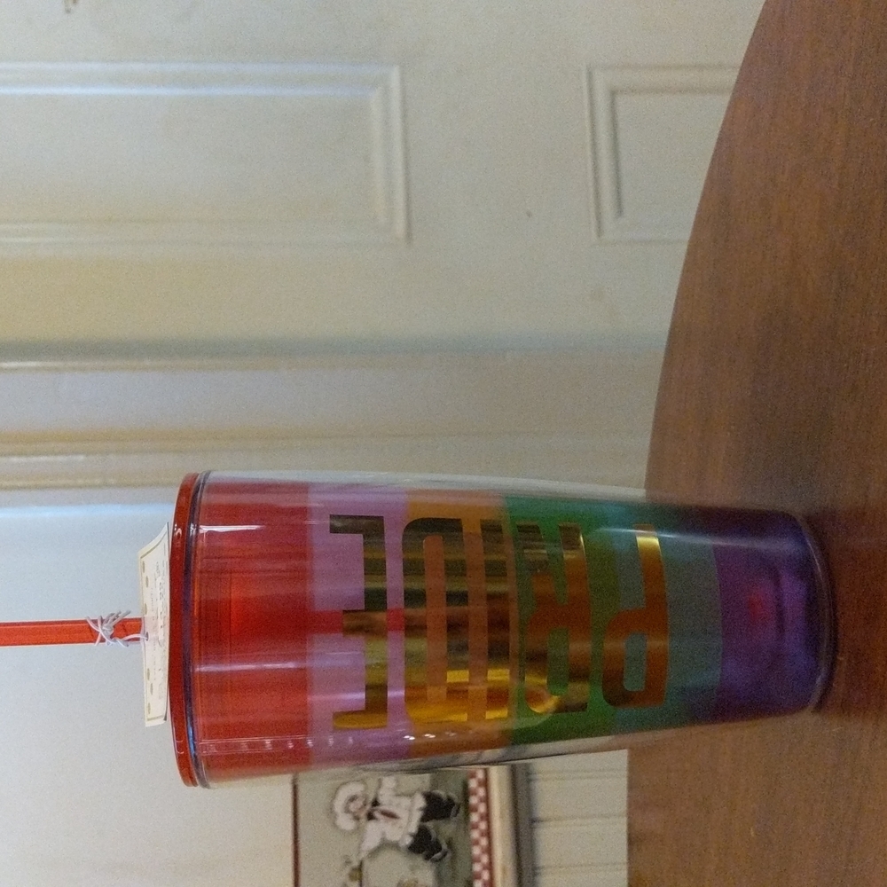 Slant double-wall travel tumbler. NWT.